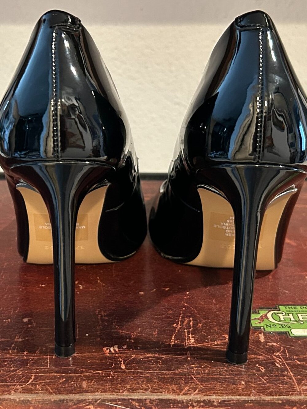 Express Patten Black Heels (Size 7)